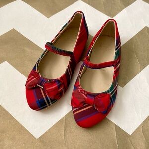 Janie and Jack Tartan Plaid Dress Shoes